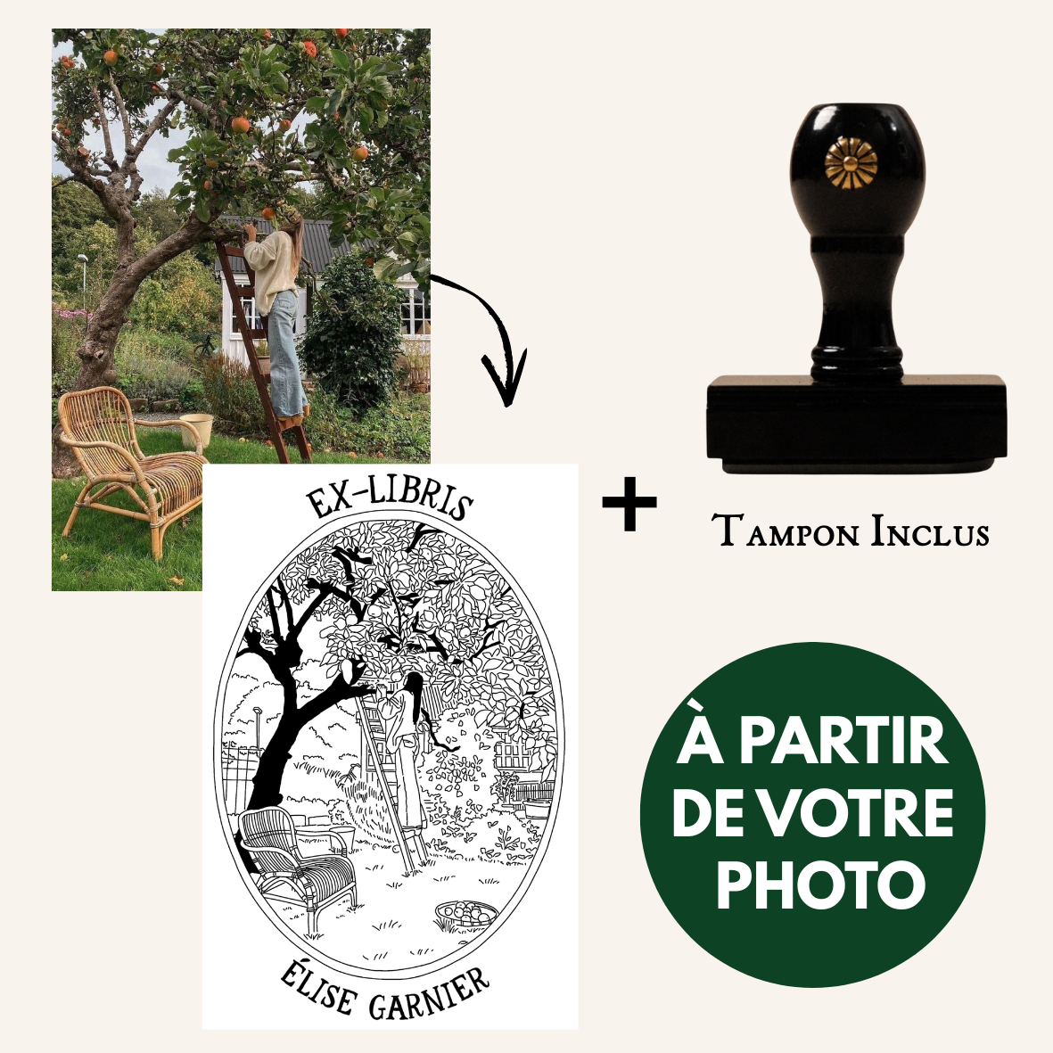 Custom Ex Libris Stamp – The Perfect Gift for Book Lovers