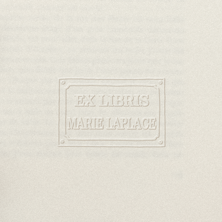 "La Place des Lettres" Embosser