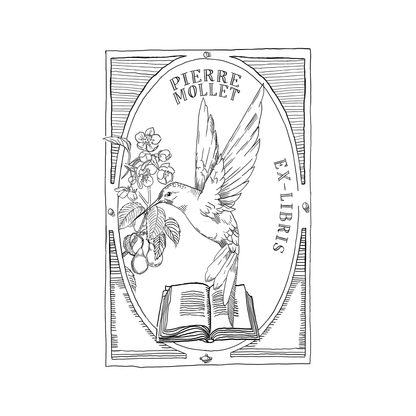 Le Colibri butineur de livre