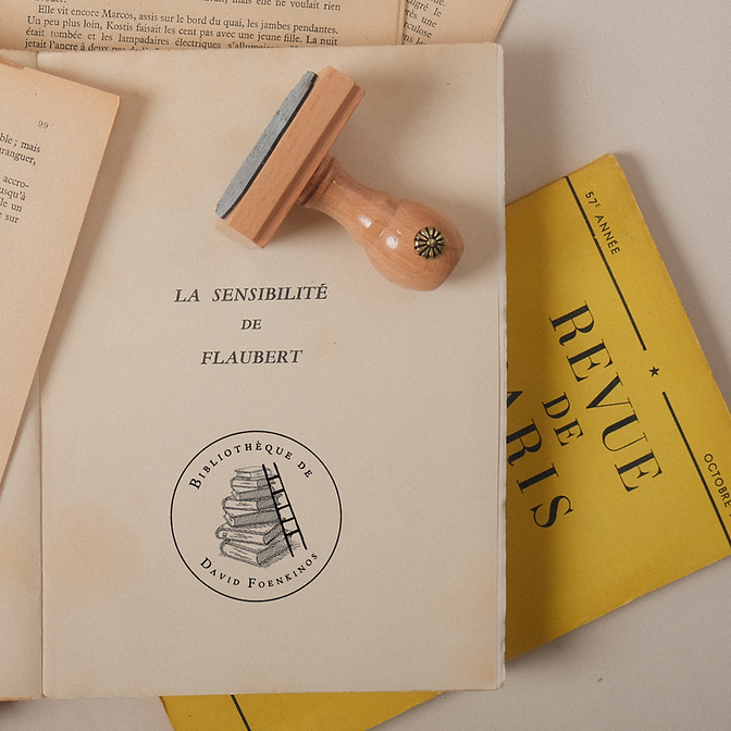 Tampon Embosseur Personnalisé Papillon Pour Livres - Poignée Ergonomique, Laiton Et Acier Inoxydable - 8