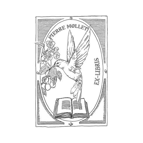 Le Colibri butineur de livre